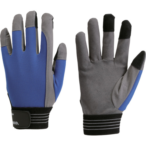 【TRUSCO】ＴＲＵＳＣＯ　グリッピング人工皮革手袋　Ｘ－ＴＧＲＩＰ　フィンガータイプ　ＬＬ